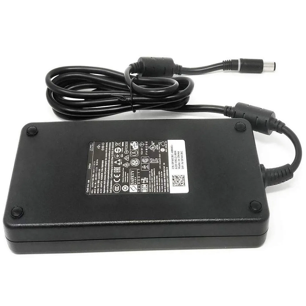 Dell  Laptop Adapter Original 240w 19.5v/12.3a | 7.4mm x 5.0mm | Big Pin (Box Seal Opened for Serial No) (No Power Cable Included) view 2